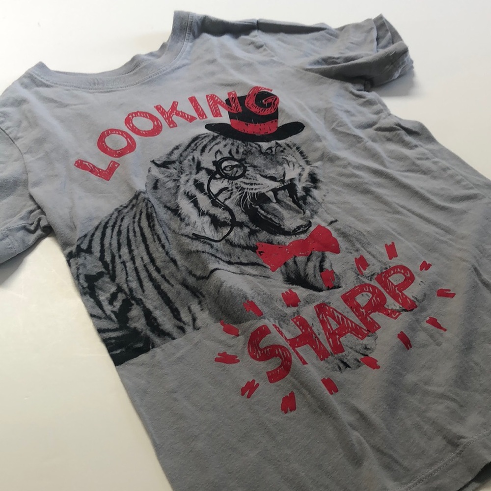 “ LOOKING SHARP” Boys Tiger SS Tee